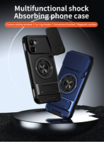 Casing Ponsel Infinix GT 50 Pro 5G dengan Ring Magnetik Kuat untuk Kamera Geser, Pelindung Belakang Anti Benturan