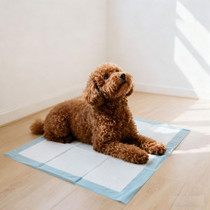 Almohadillas de Entrenamiento para Mascotas Desechables a Precio de Fábrica, Impermeables, Altamente Absorbentes, Fáciles de Limpiar, para Orina de Perro - Product Image 1