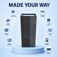 Ordinateur de bureau complet CE RoHS Hygon C86 3350 3,0 GHz, 8 Go de RAM, SSD 512 Go, GPU dédié 2 Go, écran 23,8 pouces, OEM ODM