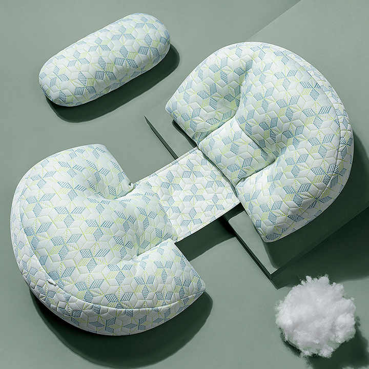 Ergonomic Design Pregnant Woman Pillow Adjustable Removable Waist Support Nursing Pillow Pregnancy Pillow