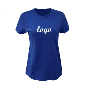 Exportateur en gros : T-shirt pour femme en coton peigné de qualité supérieure, respirant, col en V, coupe ample, style streetwear, idéal pour l'été, expédition mondiale. - Product Image 1