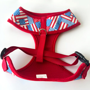 เสื้อกั๊กสายจูงสุนัขลายธงชาติ คุณภาพดี ราคาถูก ปรับขนาดได้ - Product Image 3