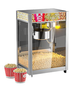 آلة صنع الفشار الأوتوماتيكية الصغيرة للاستخدام على الطاولة، ماكينة كهربائية عالية الإنتاجية للمطاعم والاستخدام على سطح الطاولة - Product Image 1