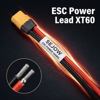 SEJOW ESC-Stromkabel XT60 Buchse Vorverzinnt 12AWG Silikonkabel FPV Drohnen Elektronischer Geschwindigkeitsregler OEM