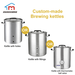 Chất lượng cao bia thép không gỉ Brew Ấm đun nước để bán, nhà Brew Nguồn cung cấp rượu vang men nhà sản xuất bia - Product Image 5