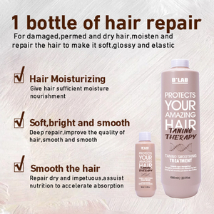 Perawatan Rambut Keratin Label Pribadi untuk Pelurusan Rambut Salon Profesional Nanoplastia Perawatan Rambut Keratin Penghalus - Product Image 2