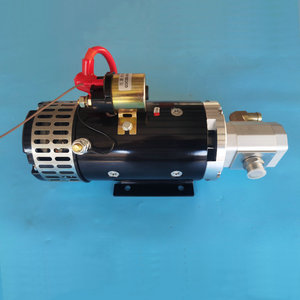 Ensemble de pompe à moteur CC 24V 4KW, unité de puissance hydraulique, ensemble de pompe hydraulique électrique, 200 bars, 1 étage, acier au carbone - Product Image 2