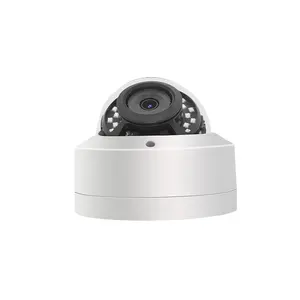 Câmera de vigilância externa cctv, compatível com hik-vision 5mp, turret poe ip, com microfone embutido, 5mp, área externa