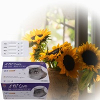 Offre Spéciale : Tests vétérinaires combinés 3 en 1 pour chats – Détection du Parvovirus Félin (FPV), du Coronavirus Félin (FCOV) et du Giardia (GIA) par test ELISA (FIPV, FCV, FHV, HW) pour chats mâles.