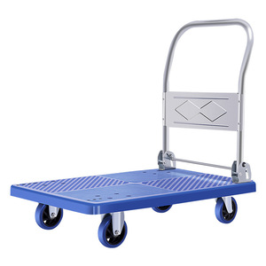 Trolley Household <b>Cart</b> Warehouse Trolley <b>Foldable</b> Platform Trolley Universal Wheel Handling Trolley - Product Image 5