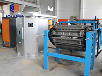 Machine de production de lingots d'aluminium coulés en continu, équipement de fonderie métallurgique
