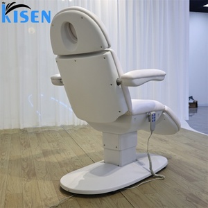 Kisen White Black Brown Beige Beauty <b>Bed</b> Facial Treatment Lash Chair Tattoo <b>Table</b> Electric Adjustable <b>Tray</b> on Sale - Product Image 3