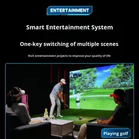 Simulador de Golf Interior Modelo MNQ003 de Origen Chino con Instalación a Domicilio Global PGM, Cámara de Alta Velocidad, Láser 4K, 3D