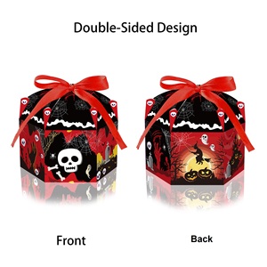Paquete de 24 Bolsas de Regalo con Diseño de Telaraña de Bruja para Halloween, Cajas de Regalo con Estampado Espeluznante para Dulces, Caja de Regalos para Fiesta de Halloween - Product Image 6