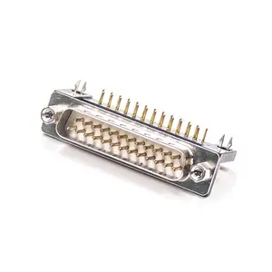 DB D-SUB D alt konnektör 9 15 25 Pin erkek dişi kablo DB9 50 9Pin Mini daktilo kurulu 37Pin SUB-D 26 37 Pins 15Pin