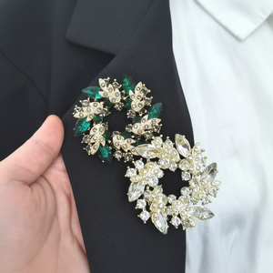 Broche cúbico de lujo Precioso accesorio de joyería fina - Product Image 1