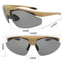 Yijia lunettes tactiques Anti-buée lunettes de tir tactiques avec 3 lentilles interchangeables Protection UV400 lunettes Airsoft