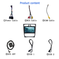 Estéreo para Auto Android 13 de 9 Pulgadas con Navegación GPS para Mercedes-Benz W209 W203 W168 W463 CLK CL-C 1998 - 2004 Resolución 1024x600