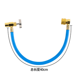 R134a Quick Refrigerant Charging Hose 40cm Universal Fit For <b>Car</b> Air Conditioning <b>Repair</b> - Product Image 1