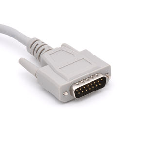 Câble ECG <span class=keywords><strong>Nihon</strong></span> <span class=keywords><strong>Kohden</strong></span> 10 fils-BJ-902D connecteur IEC/banane 4.0 - Product Image 3