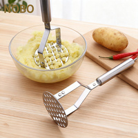 Aardappelen Crusher Rvs Geperste Aardappel Stamper Puree Puree Sap Maker Aardappel Pusher Gepureerd Fruit Voor Keuken