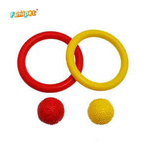Famipet özel tasarım dayanıklı Tpr kauçuk Pet Squeaky oyuncak köpek topu köpek - Product Image 1