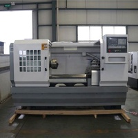 Tour à métaux horizontal CNC d'usine, nouvelle machine automatique à lit plat CK6150, moyenne capacité, pas cher, alimentation automatique, petite tour CNC chinoise