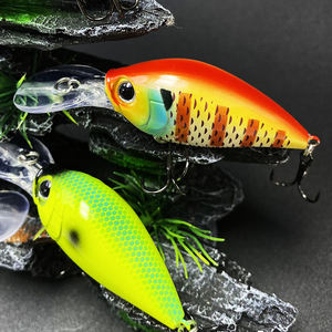 Appâts de pêche flottants longue lèvre 60mm 13.2g appâts de plongée en profondeur leurre de pêche 9081 vif <span class=keywords><strong>Action</strong></span> poisson leurre manivelle - Product Image 2