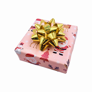 Noeud décoratif auto-adhésif irisé de 1,5 pouce en forme d'étoile pour cadeaux de Ramadan et de l'Aïd, accessoires d'emballage - Product Image 4