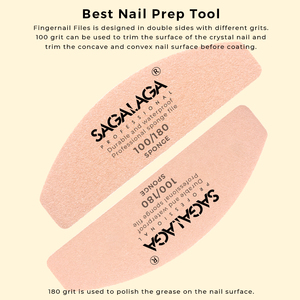 ตะไบเล็บฟองน้ำสองด้านออกแบบโลโก้อย่างมืออาชีพ80/100/120/180/200กรวดยอมรับตะไบเล็บฟองน้ำขนาดผสม - Product Image 6