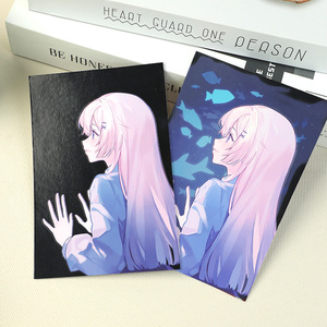 Vograce bán buôn tùy chỉnh nhiệt nhạy cảm bưu thiếp nhiệt thay đổi in ấn - Product Image 1