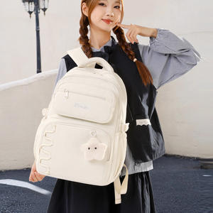 Sac à dos grande capacité en tissu Oxford imperméable avec RFID pour filles, style vintage, USB, antivol, fermeture éclair, pour les classes 5-6, Nouveau - Product Image 6