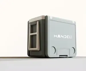 HANDELI Vehicle-mounted Cooler Box With Table And Chair Rigorous Thermal Insulation Long-distance Transport Road Trip Camping