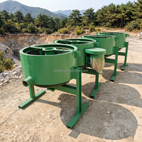Installation de lavage de sable rotative portable à petite échelle avec concentrateur centrifuge intégré pour la récupération de l'or dans le sable de rivière