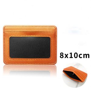 Factory Wholesale <b>Id</b> Custom Logo Credit Leather Mini Business Card <b>Holder</b> - Product Image 2