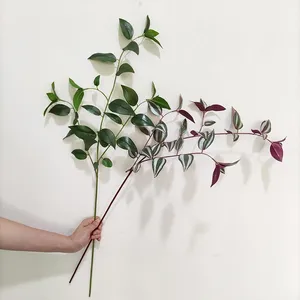 ต้นไม้ประดิษฐ์แบ<span class=keywords><strong>บ</strong></span>สัมผัสเหมือนจริง ขนาดนิ้ว <span class=keywords><strong>ใบไม้</strong></span>ปลอมแ<span class=keywords><strong>บ</strong></span><span class=keywords><strong>บ</strong></span>กิ่งก้าน ต้นโอ้โมประดิษฐ์ สำหรับตกแต่ง<span class=keywords><strong>บ</strong></span>้าน - Product Image 5