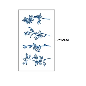Jugo semipermanente Flores de tamaño pequeño Tatuajes temporales que duran 7-14 días Pegatinas de tatuaje de transferencia a prueba de agua - Product Image 3