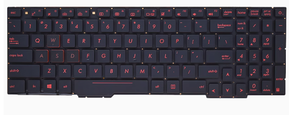 คีย์บอร์ดโน๊ตบุ๊คสำหรับ <span class=keywords><strong>Asus</strong></span> <span class=keywords><strong>GL553</strong></span> GL553V GL553VW ZX553VD แล็ปท็อปเราภาษาอังกฤษด้วย Backlight คอมพิวเตอร์โน๊ตบุ๊ค - Product Image 3