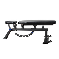 Banc de musculation réglable professionnel FID (plat/incliné/décliné) pour la musculation avec poids libres en salle de sport