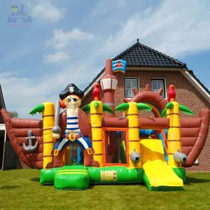 Château rebondissant gonflable de bateau de pirate de Lilytoys