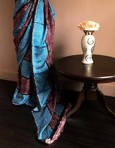 Nuevas colecciones de sarees de seda Tussar pura, suaves y cómodos, estampados a mano, para fiestas, marca UDDUP, en stock. - Product Image 5