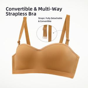 Fornitore personalizzato di ODM nuovo arrivo <span class=keywords><strong>reggiseno</strong></span> da donna <span class=keywords><strong>doppio</strong></span> imbottito classico <span class=keywords><strong>reggiseno</strong></span> <span class=keywords><strong>Push</strong></span>-<span class=keywords><strong>up</strong></span> con spalline regolabili per tutti i giorni <span class=keywords><strong>reggiseno</strong></span> - Product Image 1