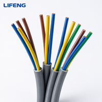 Cable Eléctrico Flexible de PVC RVV con Estándares CE, Cable Multifilar de Cobre Libre de Oxígeno, IP65, para Control Industrial y Construcción