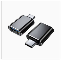 Câble convertisseur Type-C vers USB 3.0 OTG avec gaine en PVC, charge rapide 3A pour S20/S10/S9/Note 10 et pour Tab 4 10 Plus