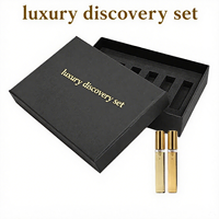 2ml 5ml échantillon parfum découverte ensembles boîte en papier flacon vaporisateur parfum testeur rouleau échantillon boîte d'emballage