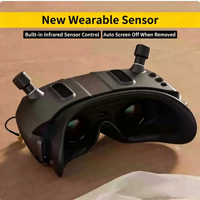 Lunettes FPV Walksnail Avatar HD Goggles X avec écran HD 1080P, récepteur intégré et suivi de tête pour drones de course FPV RC