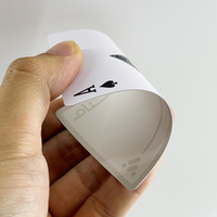 Jeu de cartes à jouer en plastique PVC 100% personnalisé en usine, imperméable, standard casino