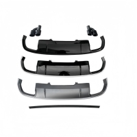 Nouveau diffuseur de pare-chocs arrière avec clips pour A4 B9 Non-SLine 2017-2019, à clipser, haute qualité