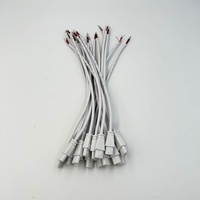 Câble de connexion en cuivre T4/T8/T5 pour tubes LED intégrés, adaptateur double prise, rallonge, boîtier PVC, modèle 123