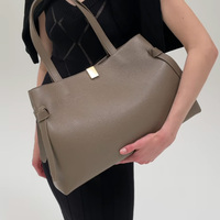 Bolso de Mano Ligero y Personalizado con Accesorios Metálicos, Correa Doble para el Hombro, Conjunto de Bolso y Cartera para Mujer, Bolso de Mano Plegable para Oficina